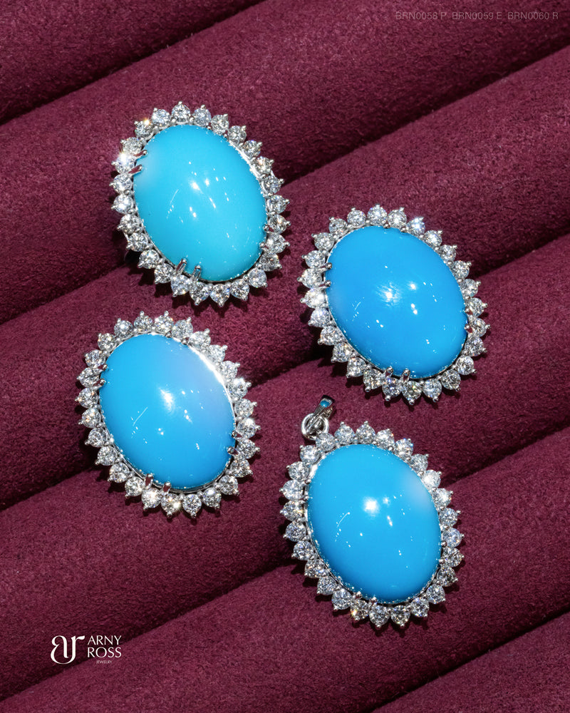 Oval Turquoise Set