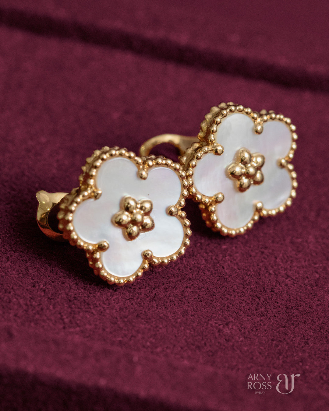 Lucky Spring Mother of Pearl Earrings