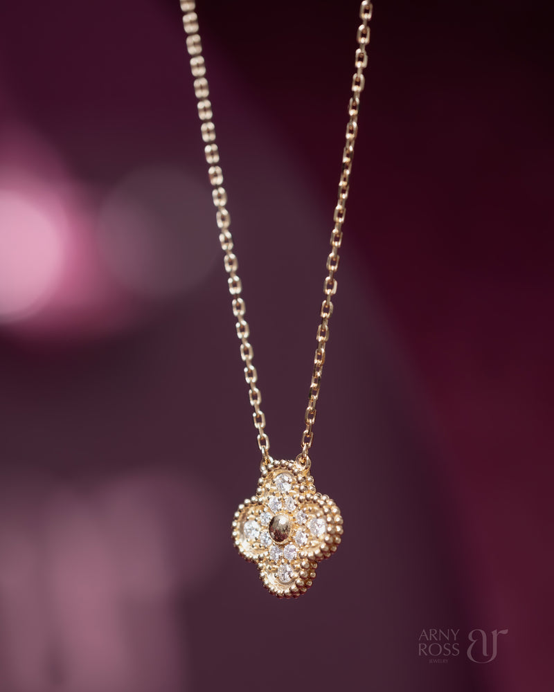 Pavé Diamond Pendant Necklace