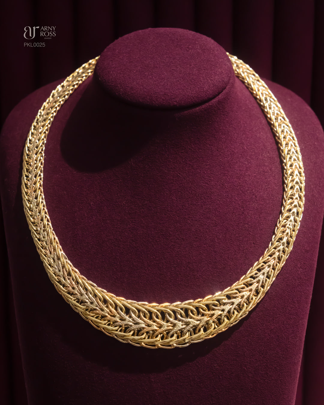 Multi-Strand Wheat Necklace