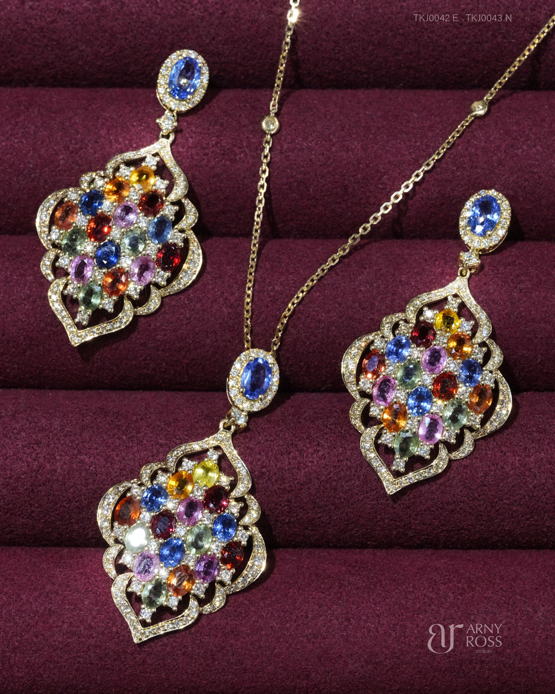 Multi-Color Sapphire Set