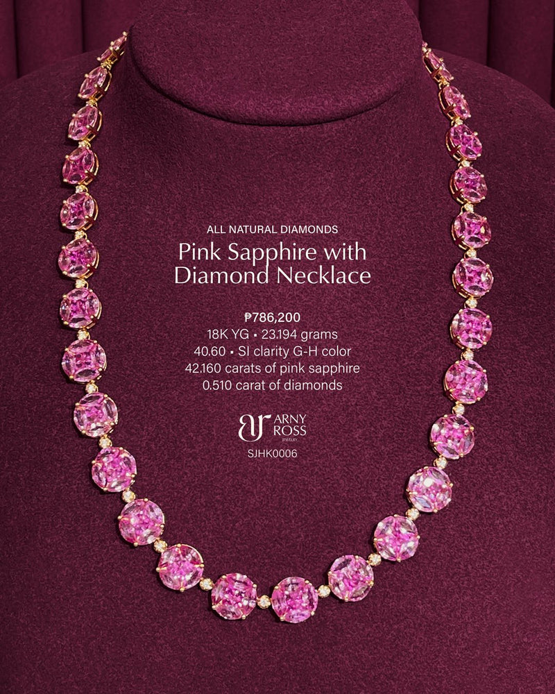 Sapphire and Diamond Necklace