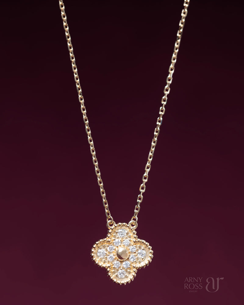 Pavé Diamond Pendant Necklace