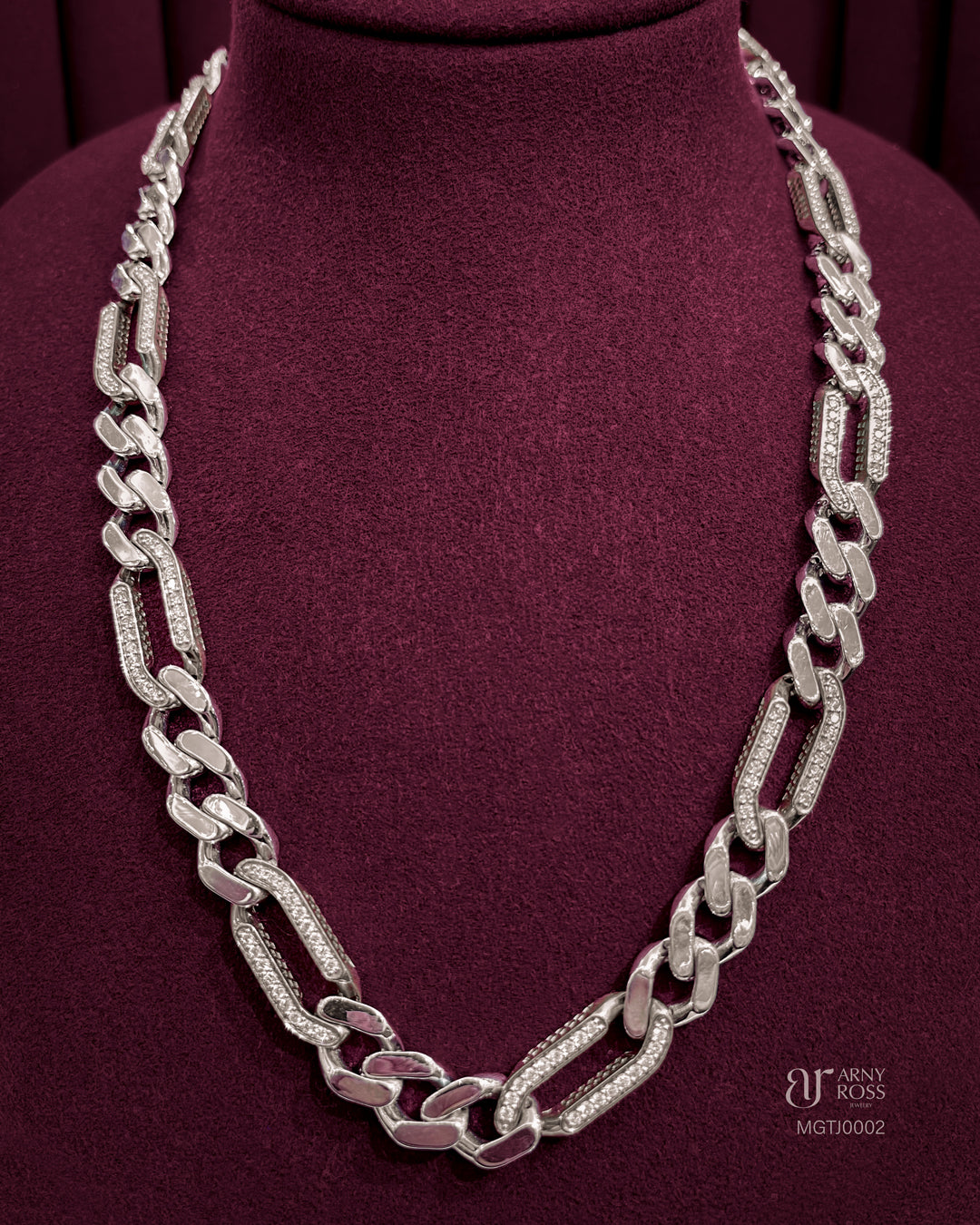 Figaro Link Diamond Necklace