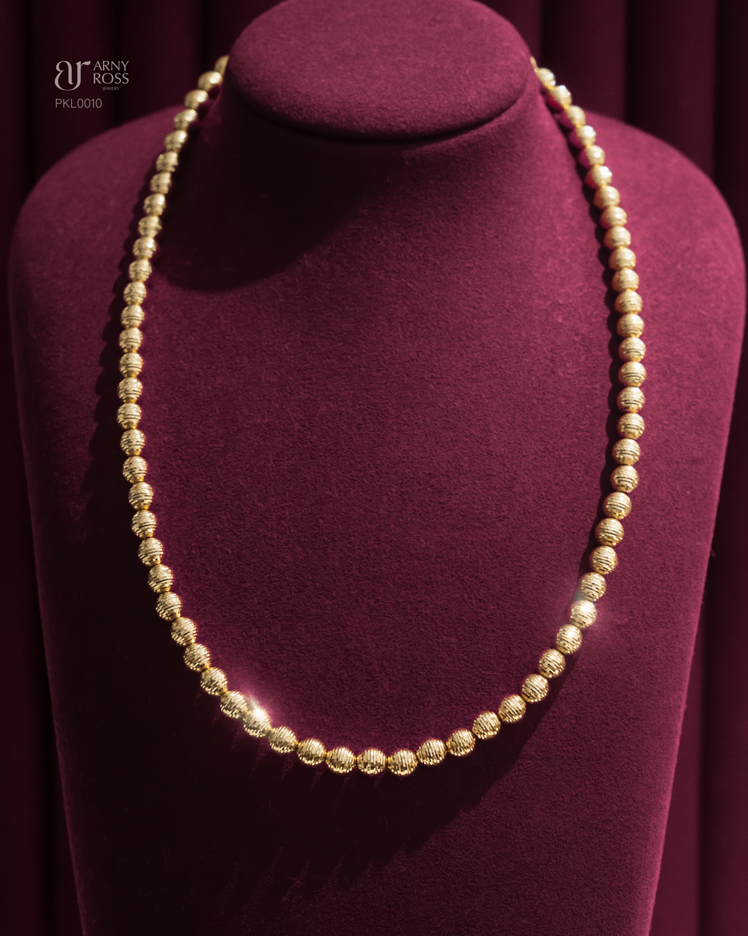 Textured Ball Chain Necklace