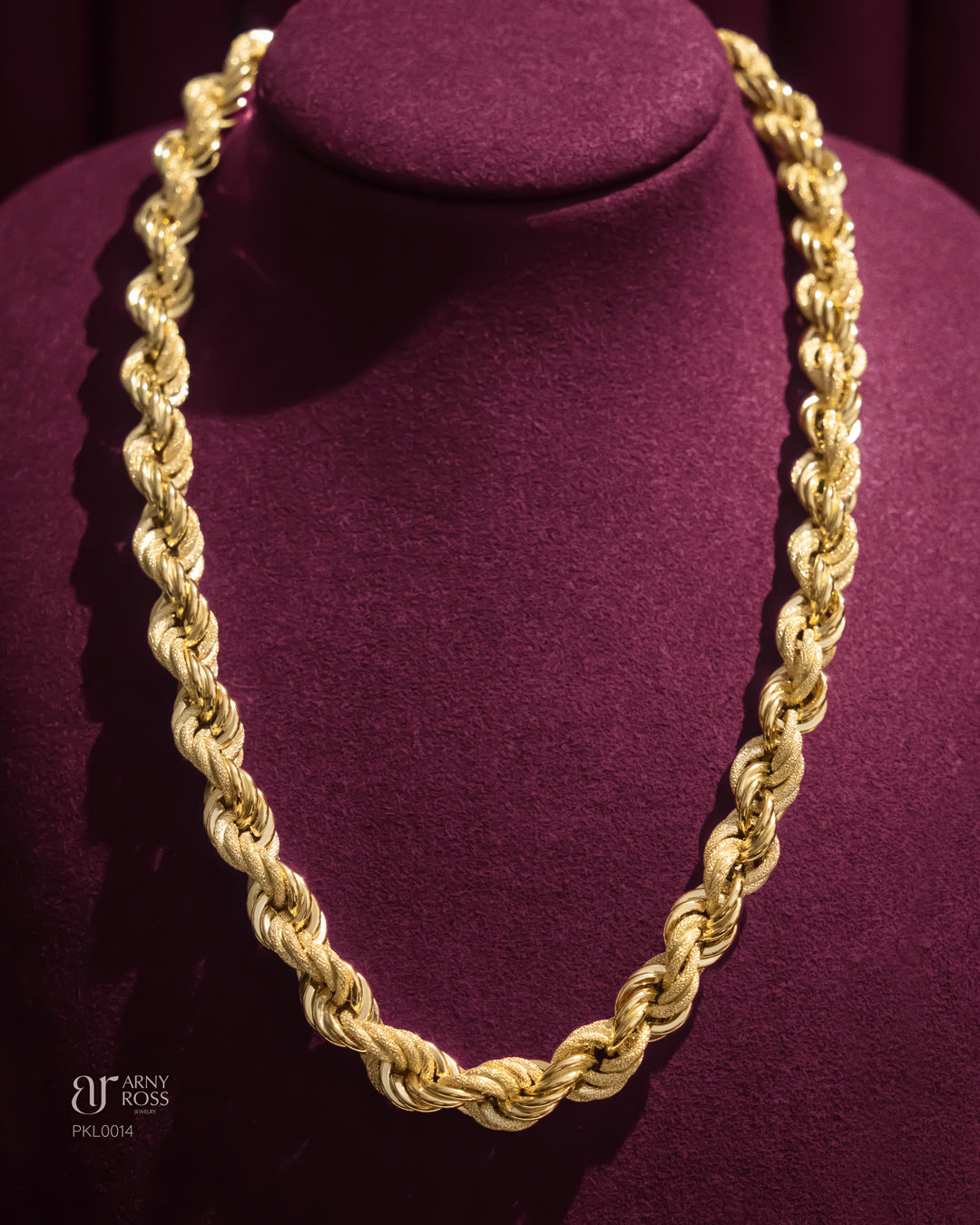 Twisted Rope Chain Necklace