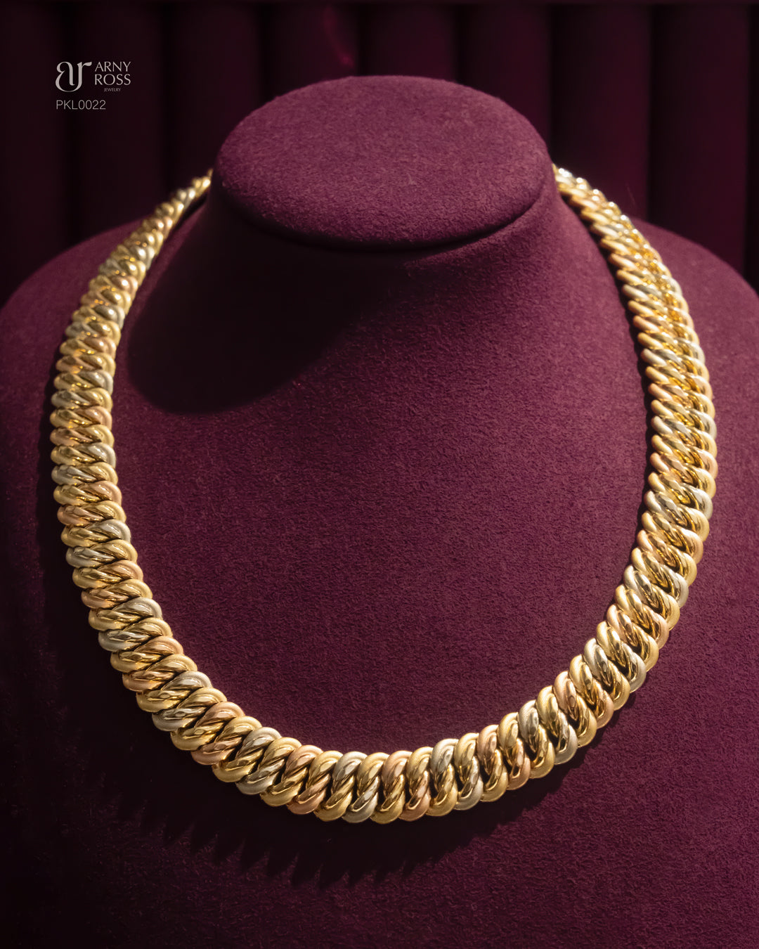 Multi-Tone Woven Necklace