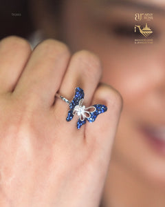 Butterfly Blue Sapphire Set