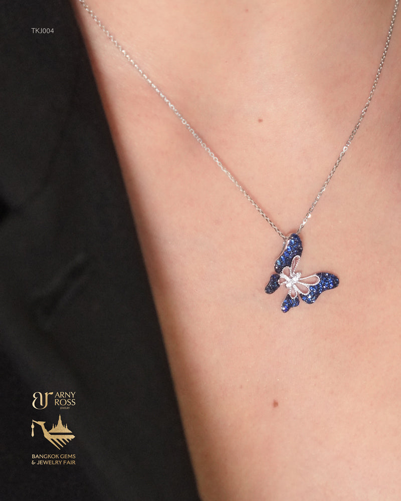 Butterfly Blue Sapphire Set