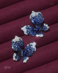 Butterfly Blue Sapphire Necklace