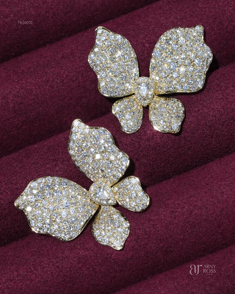 Butterfly Diamond Earrings